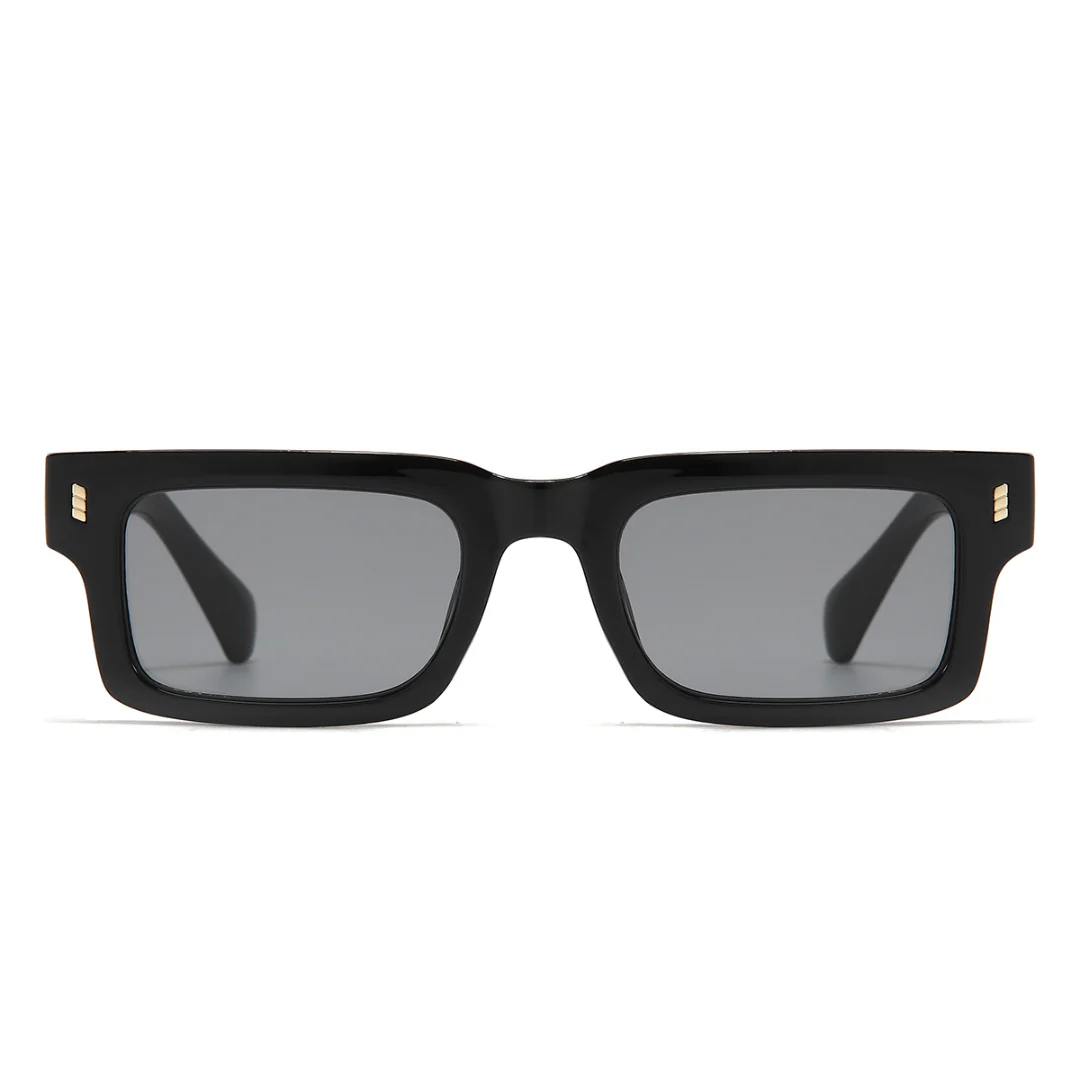 Lucifer Black Rectangle Sunglasses - Image 6