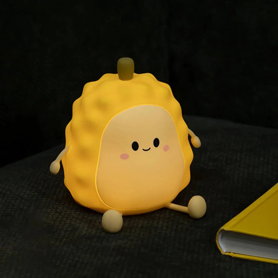 Lucky: Durian Silicone LED Night Light with USB Rechargeable Design for Cozy Room Décor & Gifting - Image 8