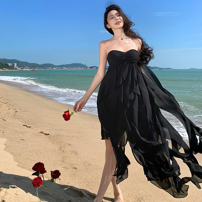 Lucy Ruffled Dress - Image 8