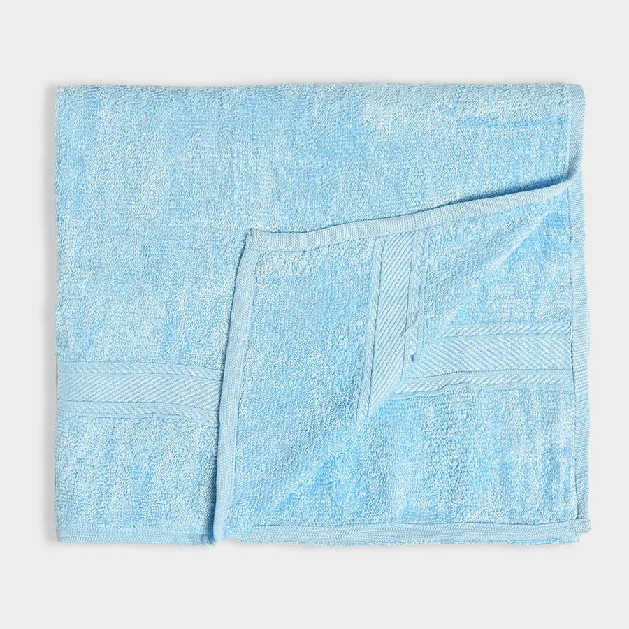 Luxe Blue Terry Bamboo Towel - Image 7