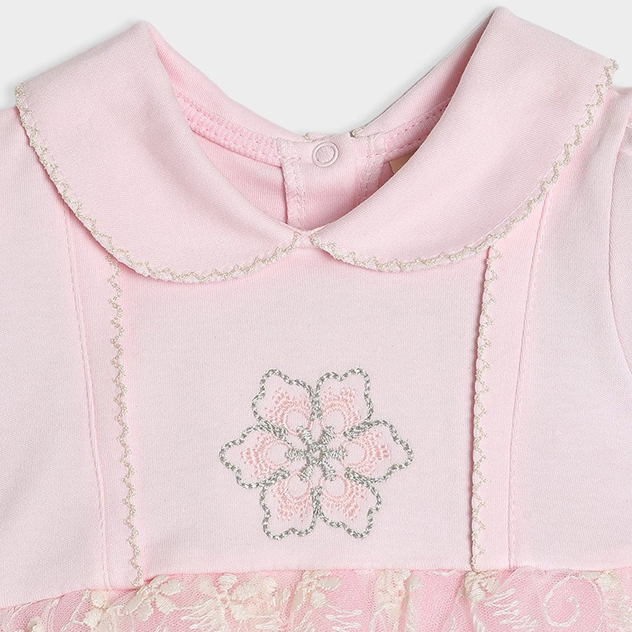 Luxe Collard Dress With Headband Pink - Image 4
