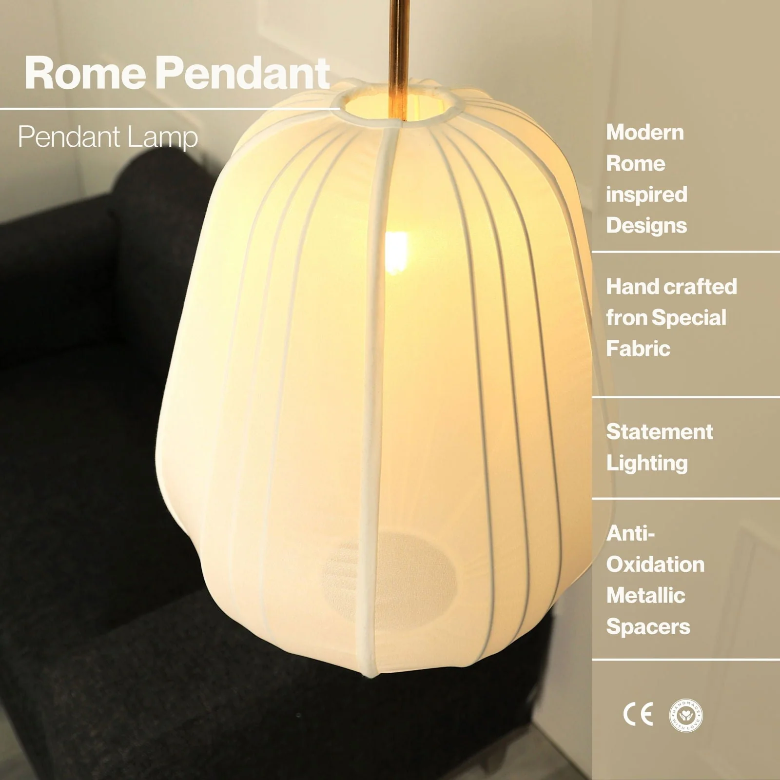 Luxe Collection - Rome Pendant Lamp - Image 11