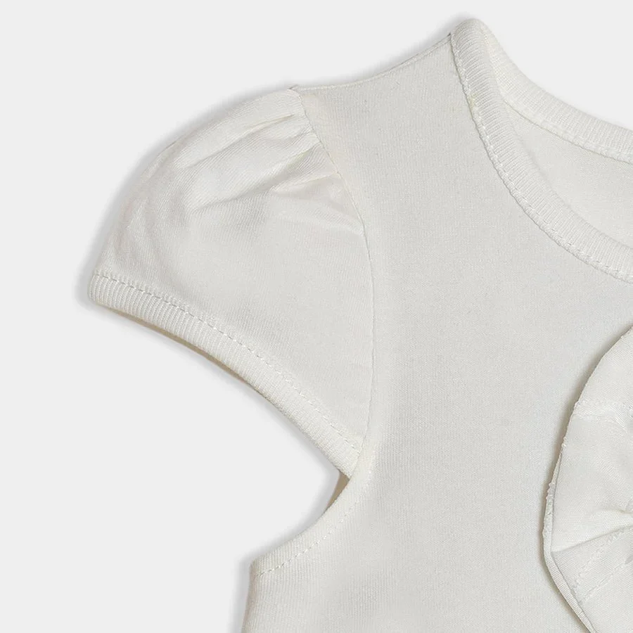 Luxe Star White Knitted Dress - Image 5