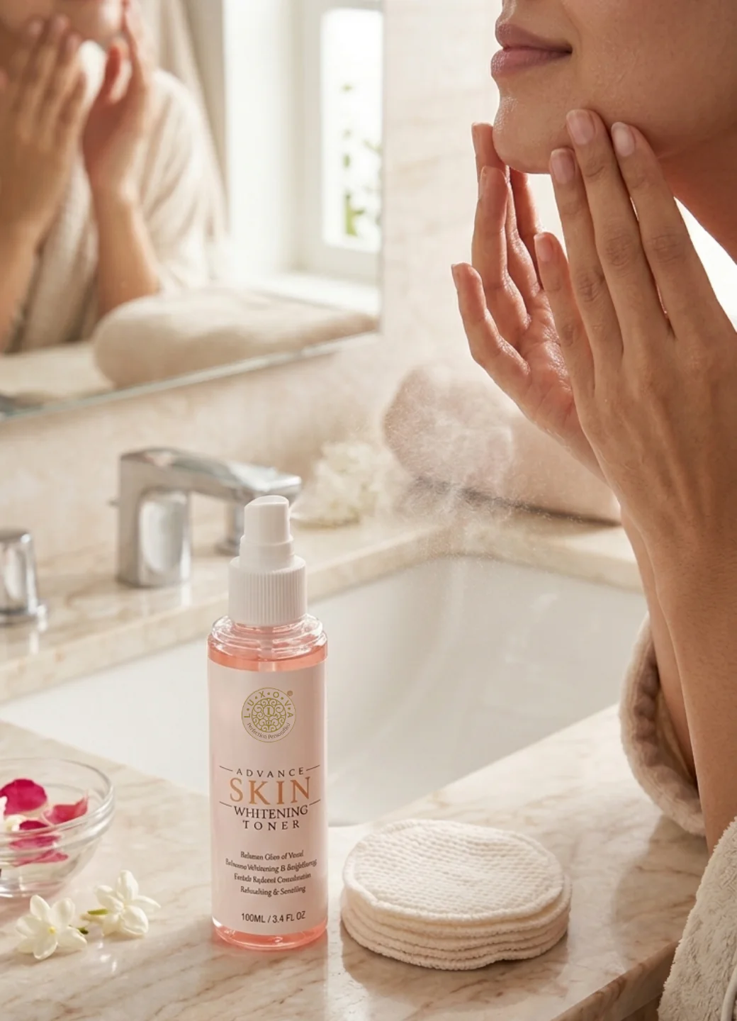Luxova Face Toner for All Skin Types, Anti Acne, Leaving Skin Refreshed and Balanced - Image 2