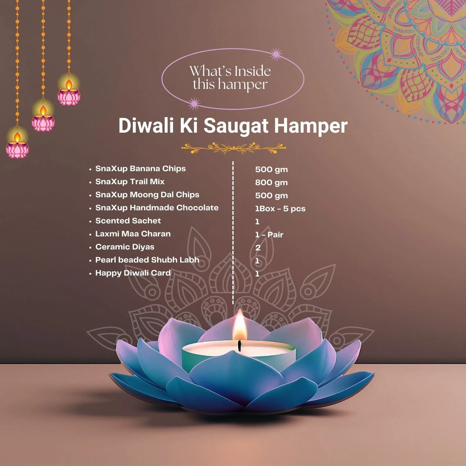 Luxury Diwali Gift Box - Diwali ki Saugat Hamper - Image 5