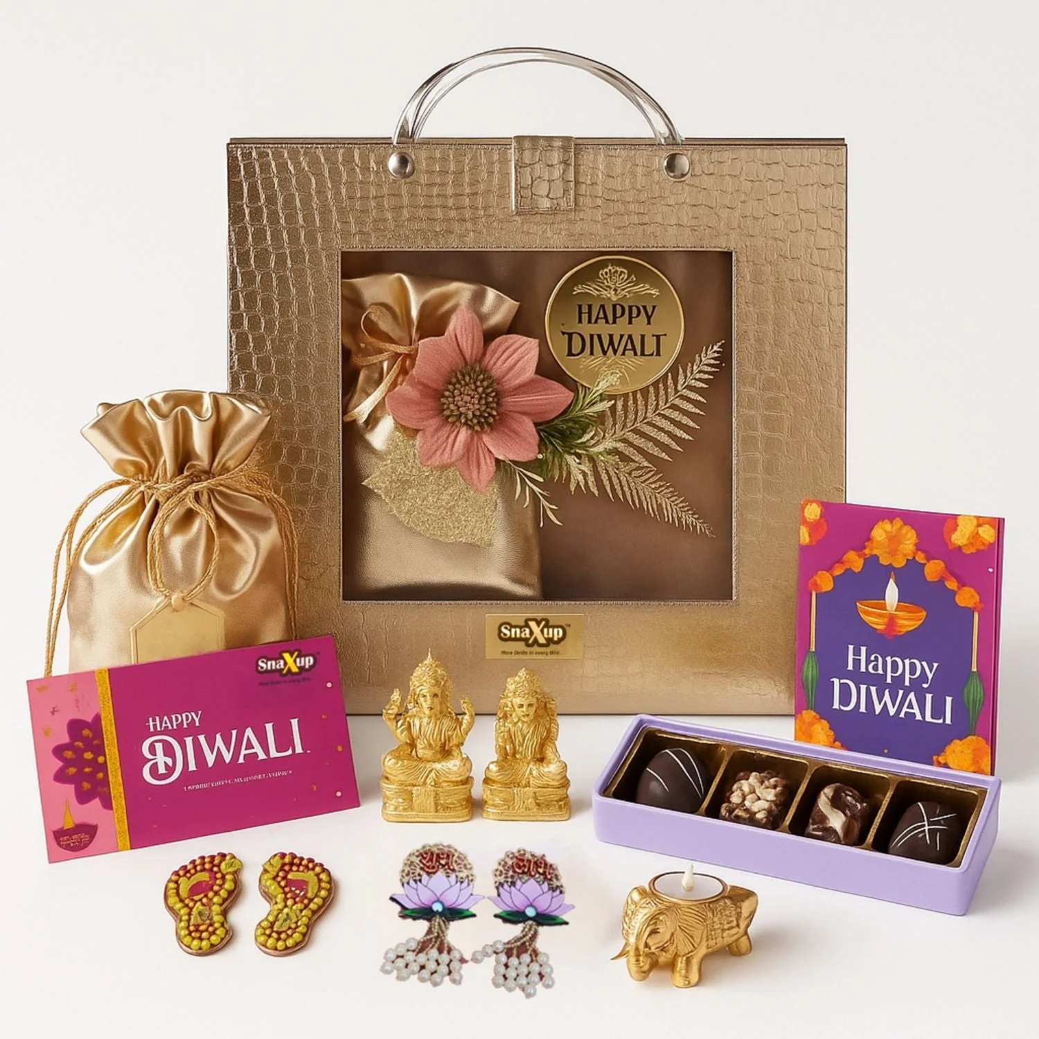 Luxury Diwali Gift Box - Jhilmil Diwali Hamper - Image 3