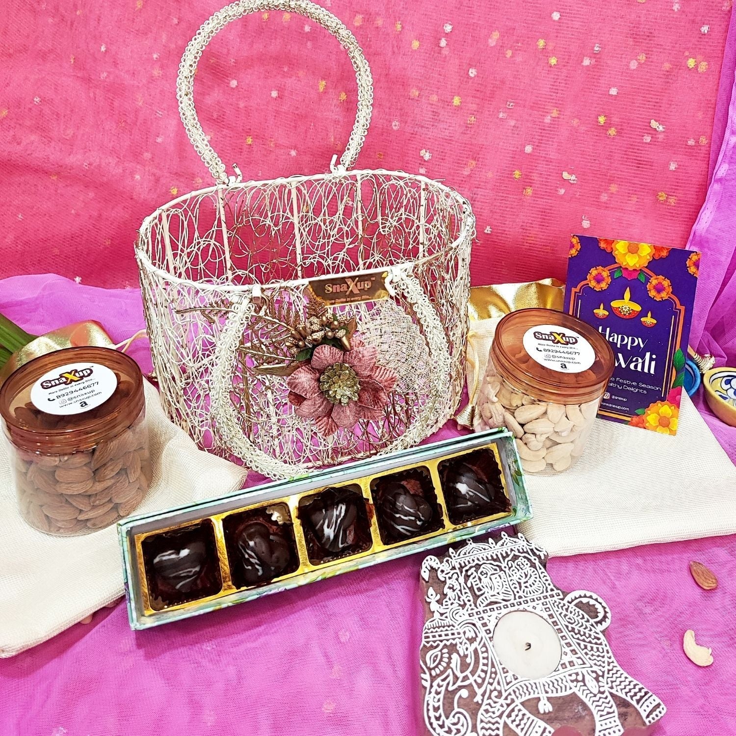 Luxury Diwali Gift Box - Khushiyon Ki Tokri - Image 2