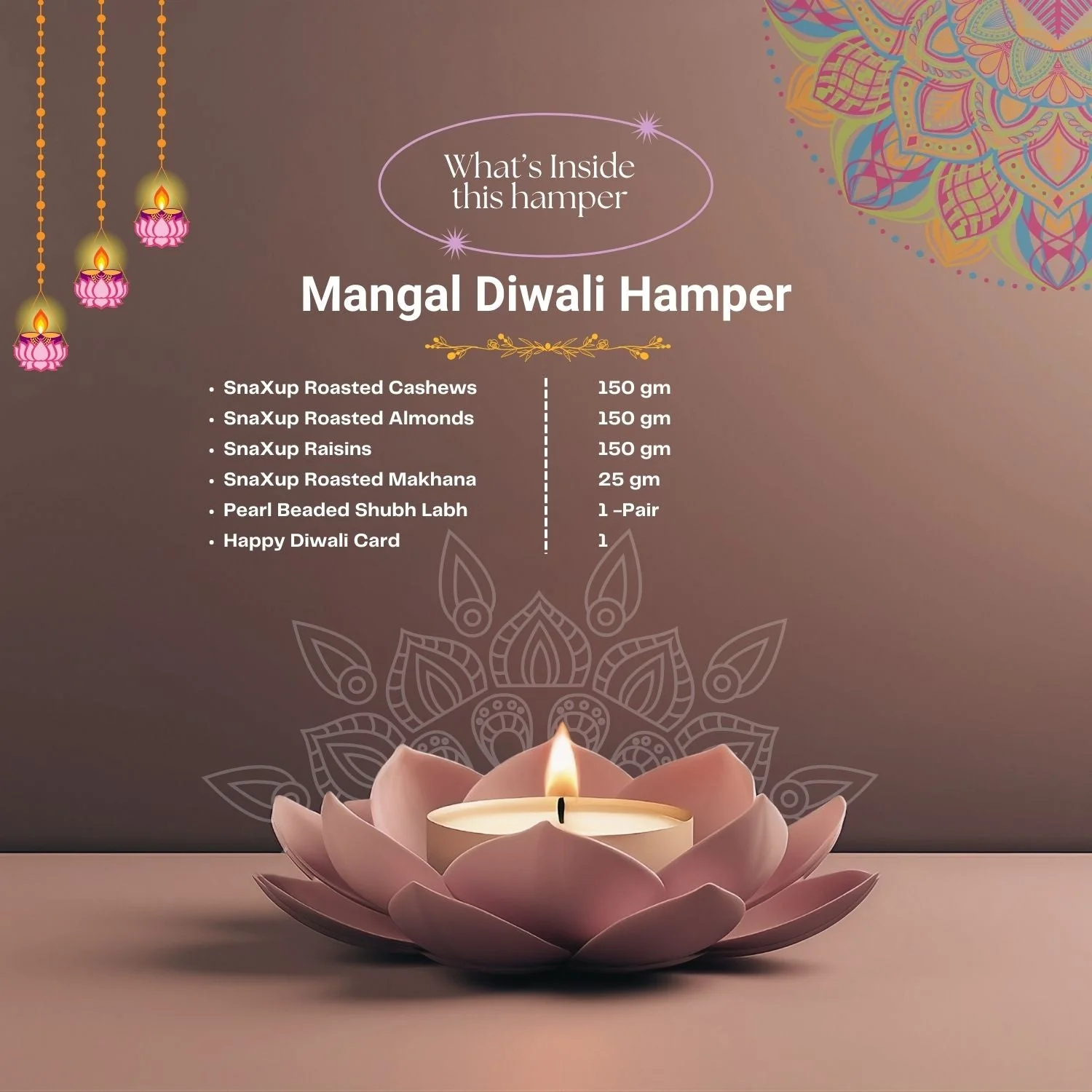 Luxury Diwali Gift Box - Mangal Diwali Hamper - Image 5