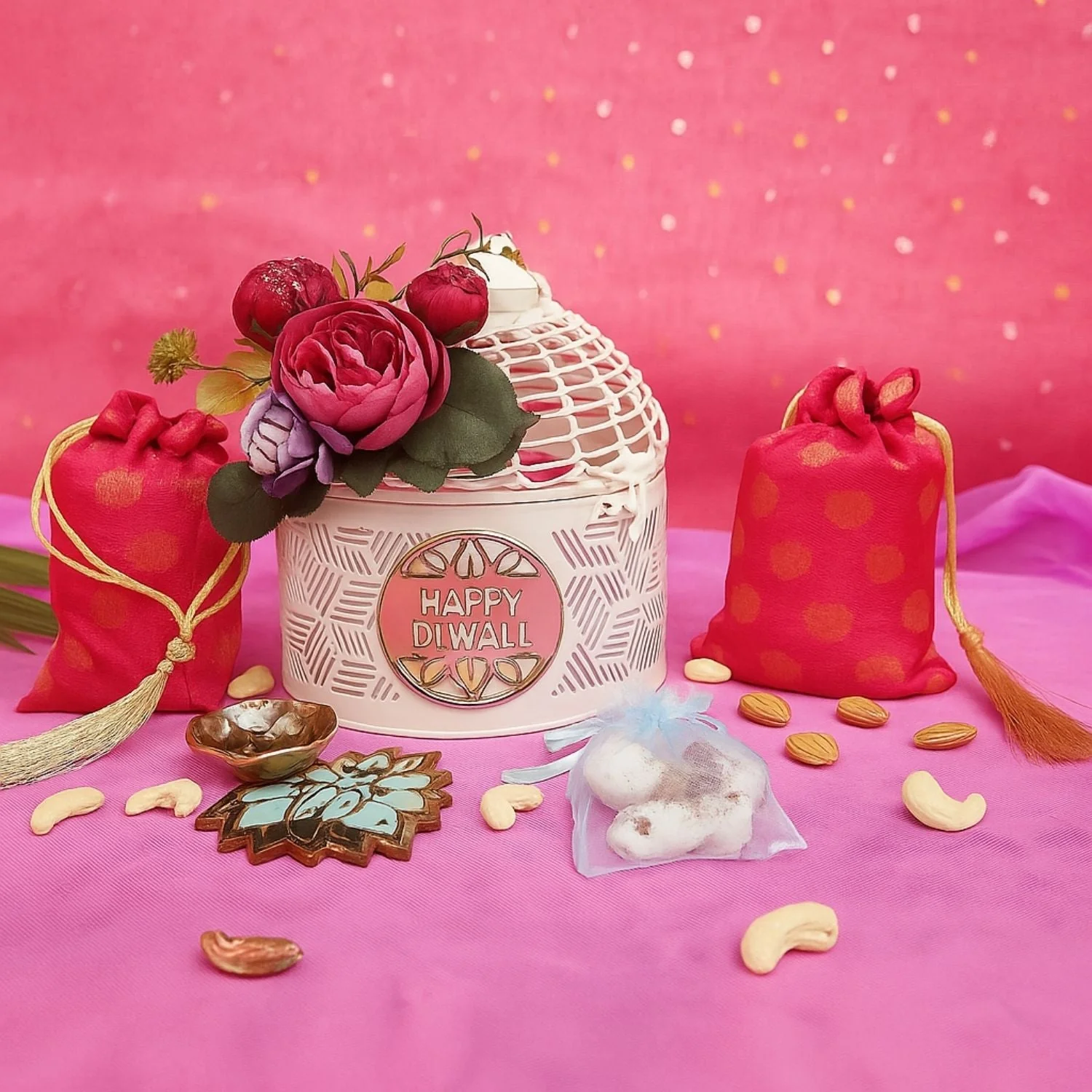 Luxury Diwali Gift Box - Rang-O-Roshni Hamper - Image 2