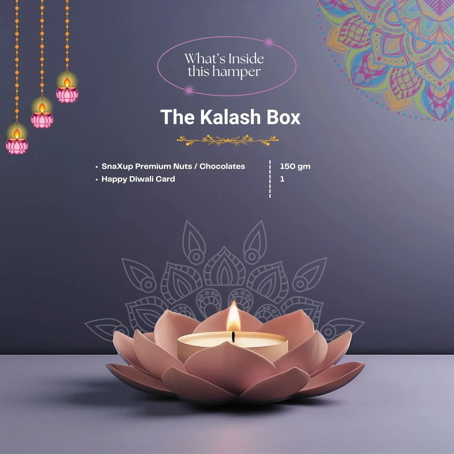 Luxury Diwali Gift Box - The Kalash Box - Image 3