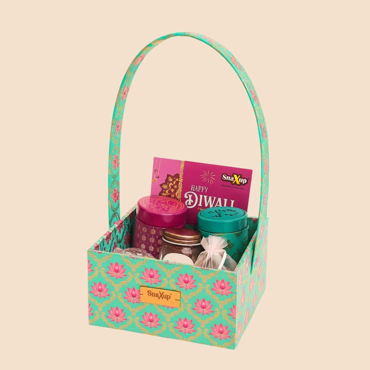 Luxury Diwali Gift Box - The Lotus Bling - Mini Hamper