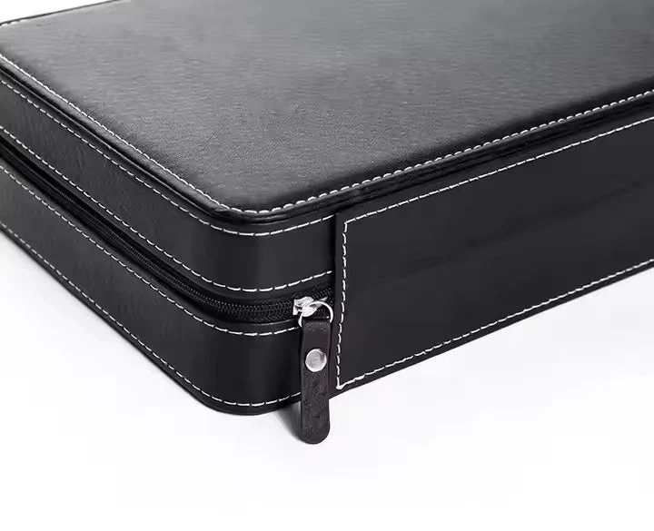 Luxury Leather Watch Box Premium 12 Slot Watch Organizer Box For Watch Collectors, Gifts 1 pc - Image 2