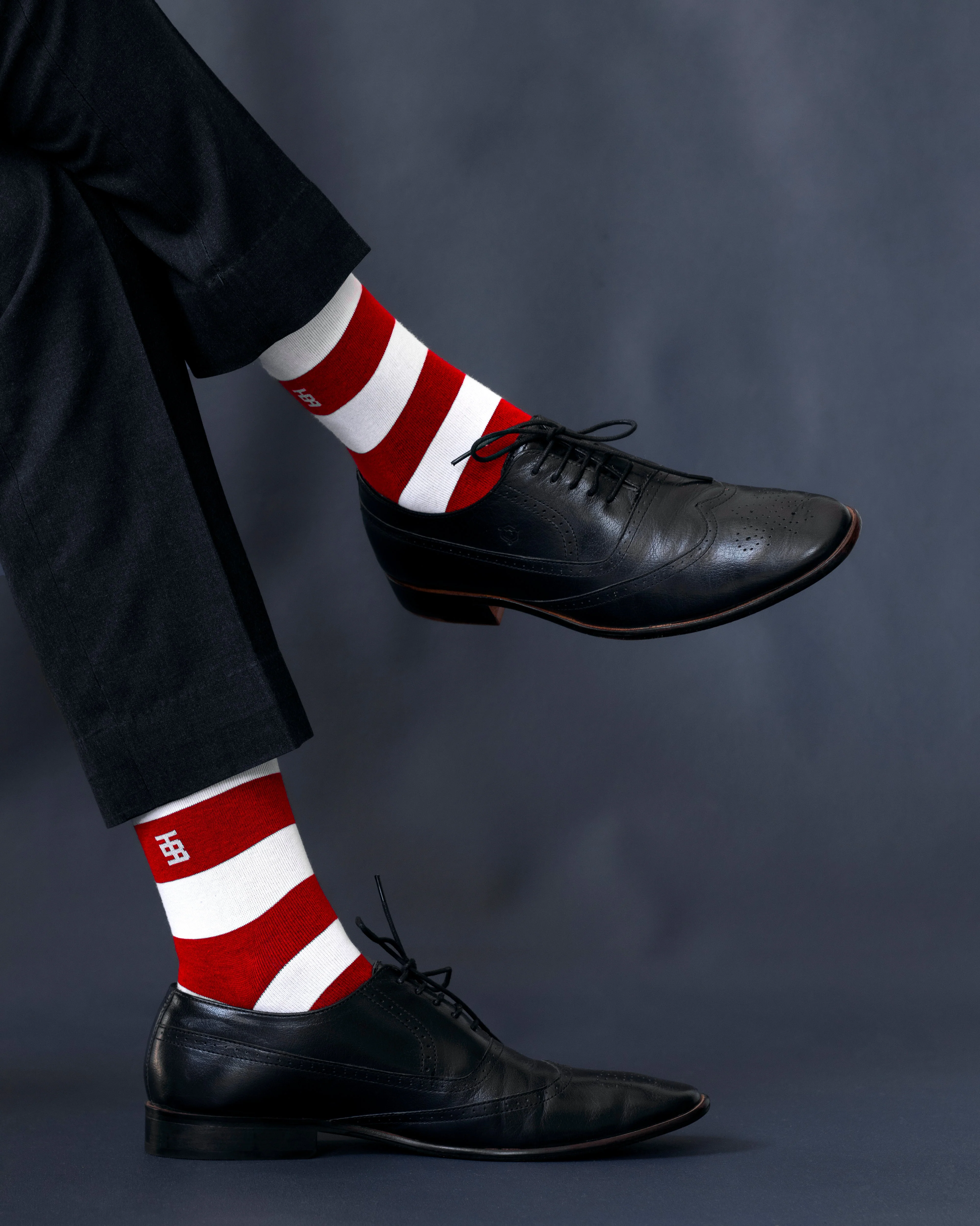 Luxury Men Socks - Cranberry