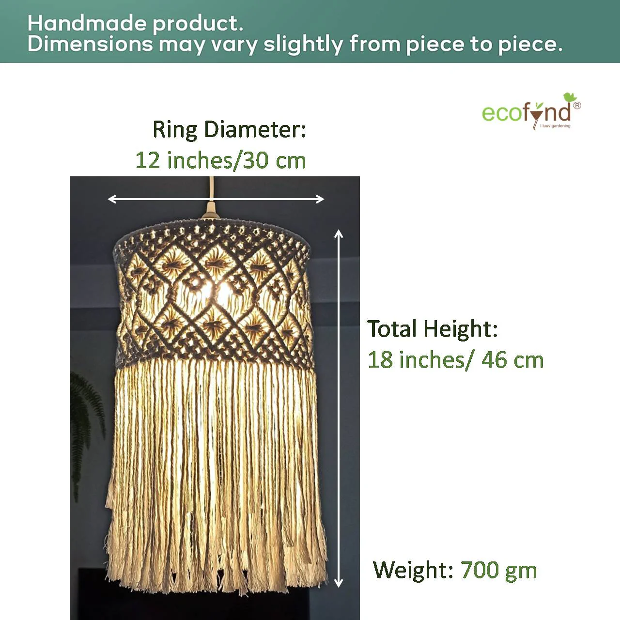 Macrame Lampshade - Image 3