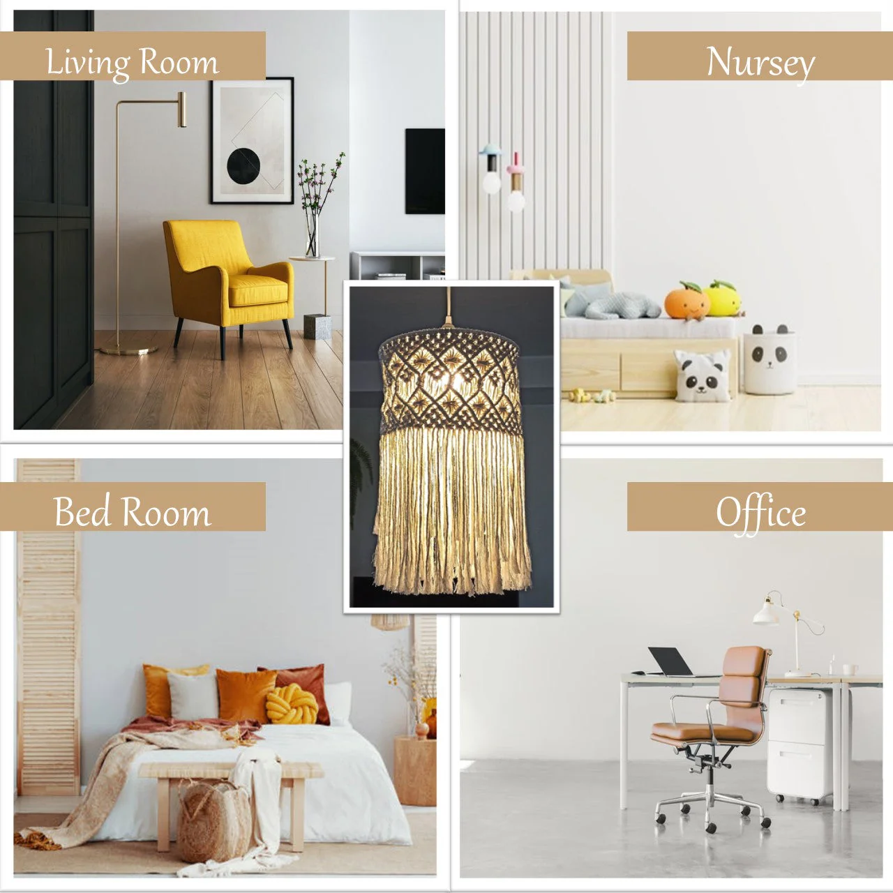 Macrame Lampshade - Image 5