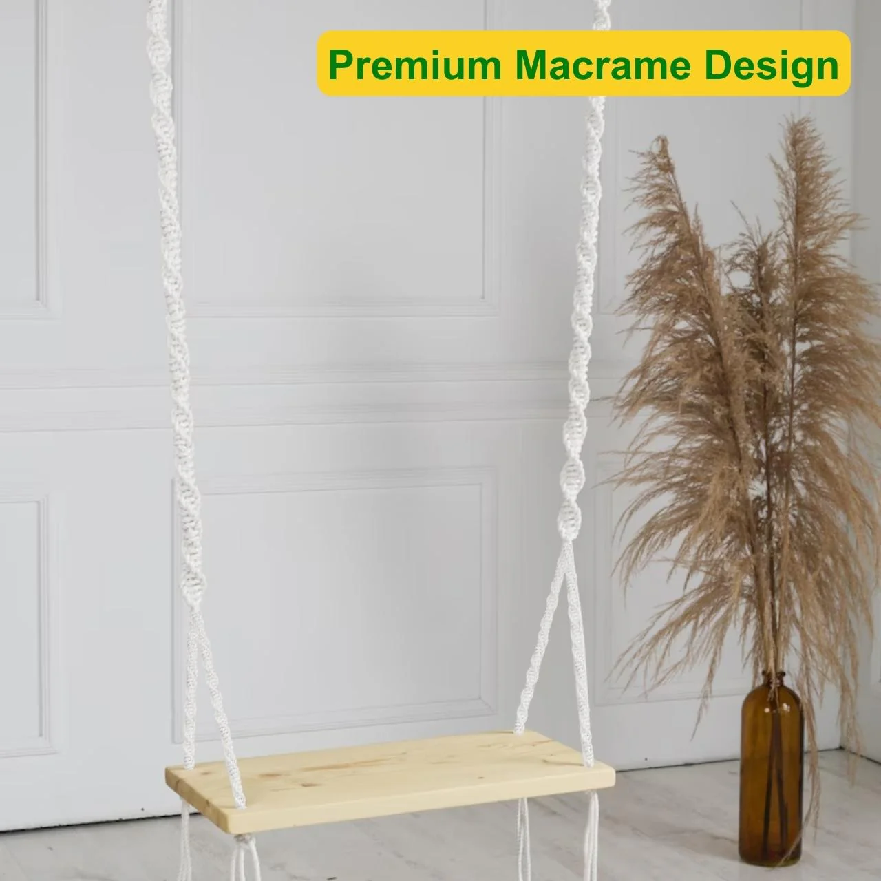 Macrame Swing Chair for Adults & Kids - Image 6