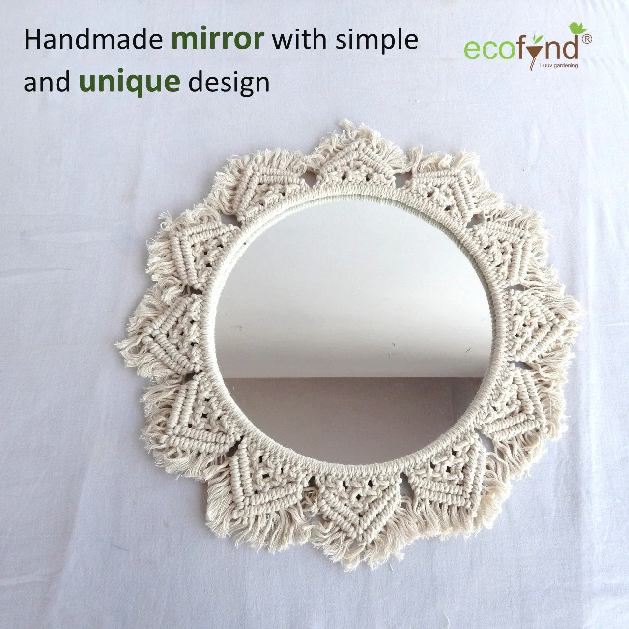 Macrame Wall Mirror - Image 5