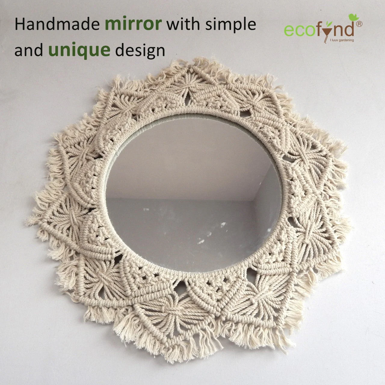 Macrame Wall Mirror - Image 5