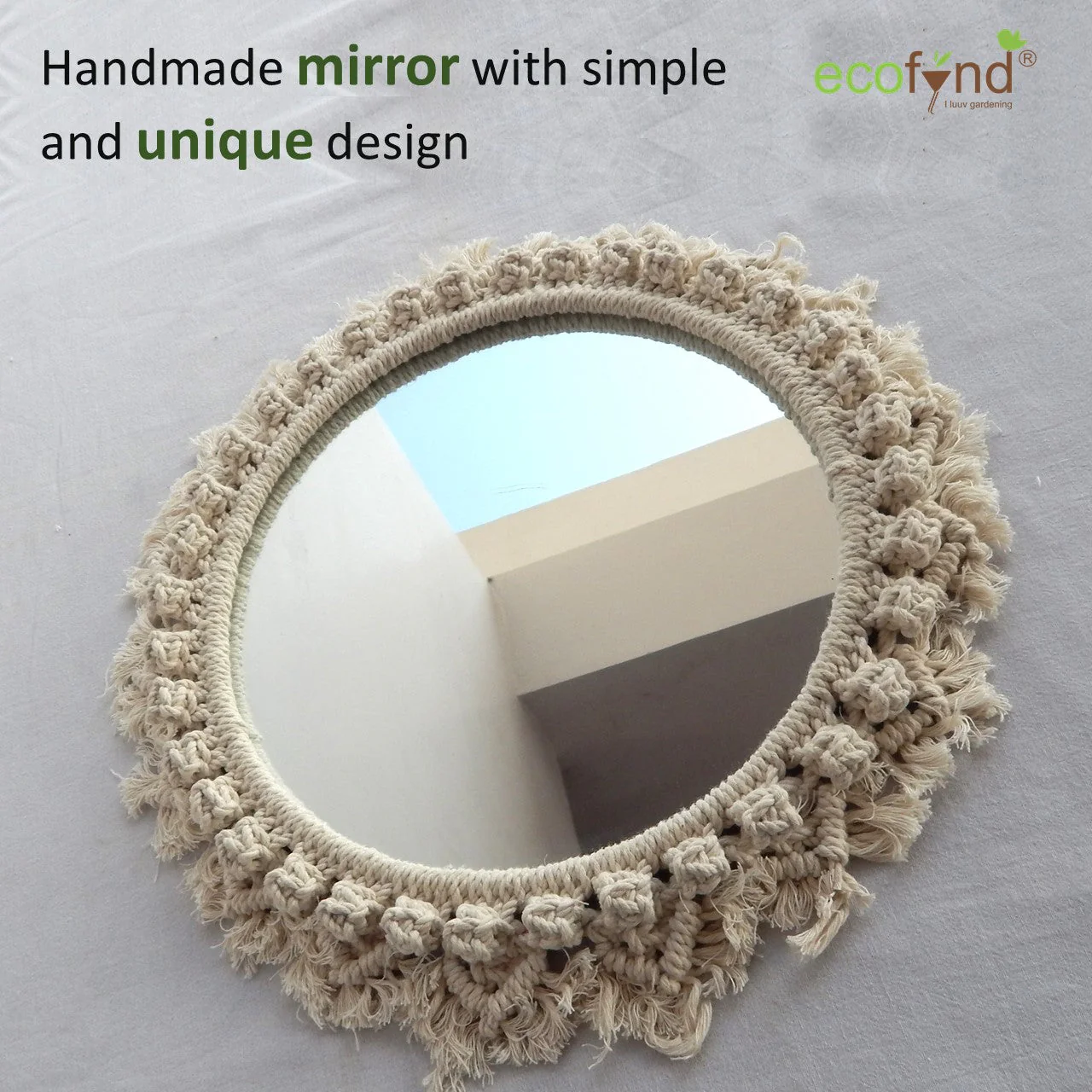 Macrame Wall Mirror - Image 5