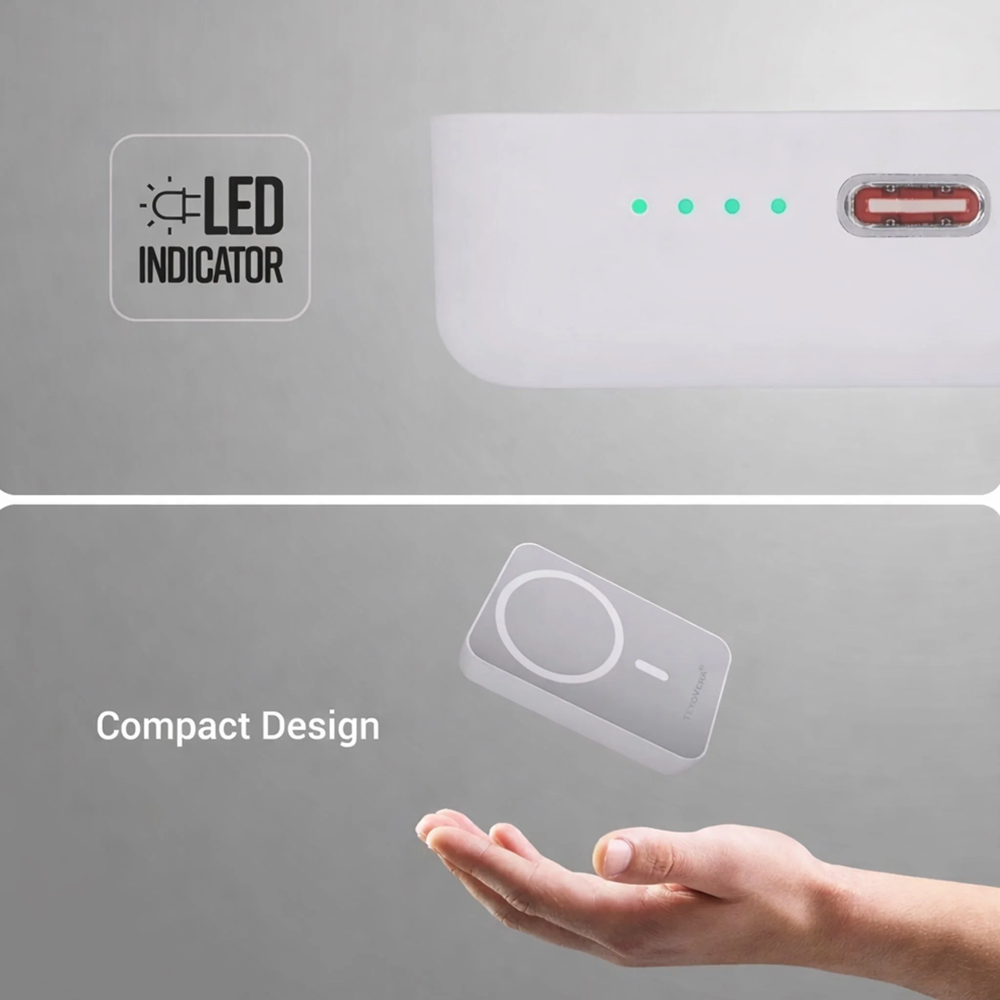 MagFuelX | Magnetic Wireless Power Bank | Portable | Travel & Pocket Friendly - Image 4