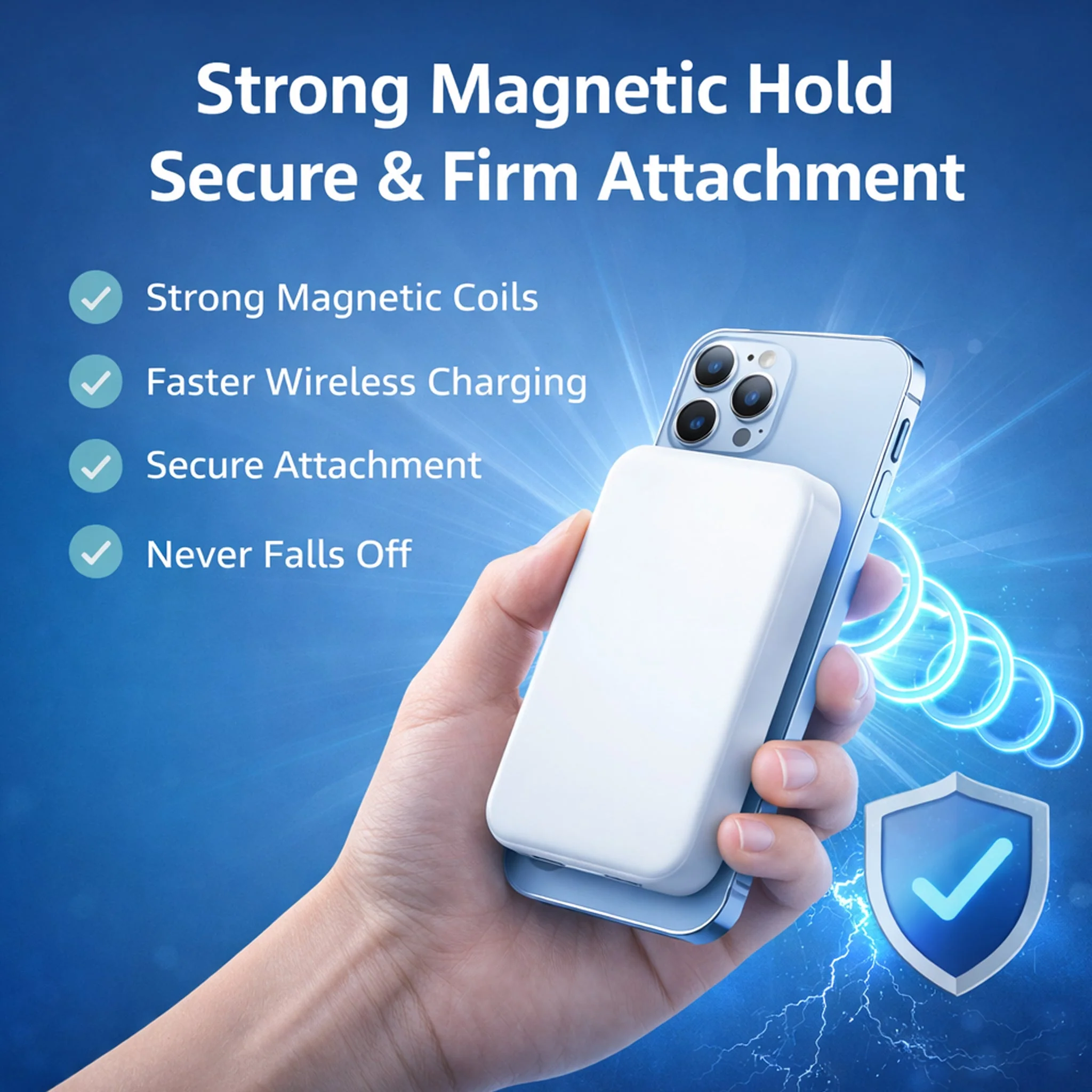MagFuelX 3 | Magnetic Wireless Power Bank | Portable | Travel Friendly | Pocket Friendly - ZOM - Image 5