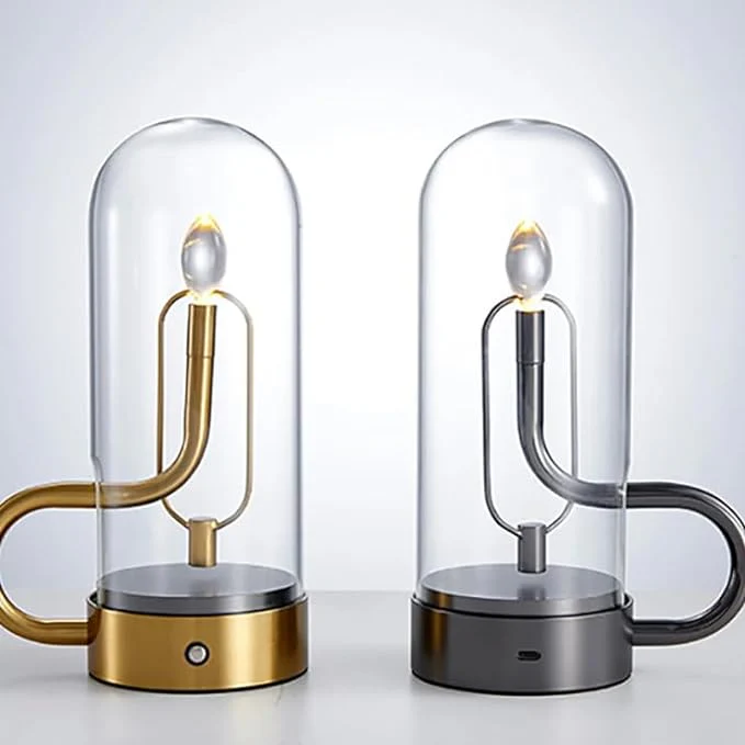 MagGlow: Rechargeable Magnetic Swing Atmosphere Lamp with USB Charging for Bedroom, Bedside & Home Décor - Image 5