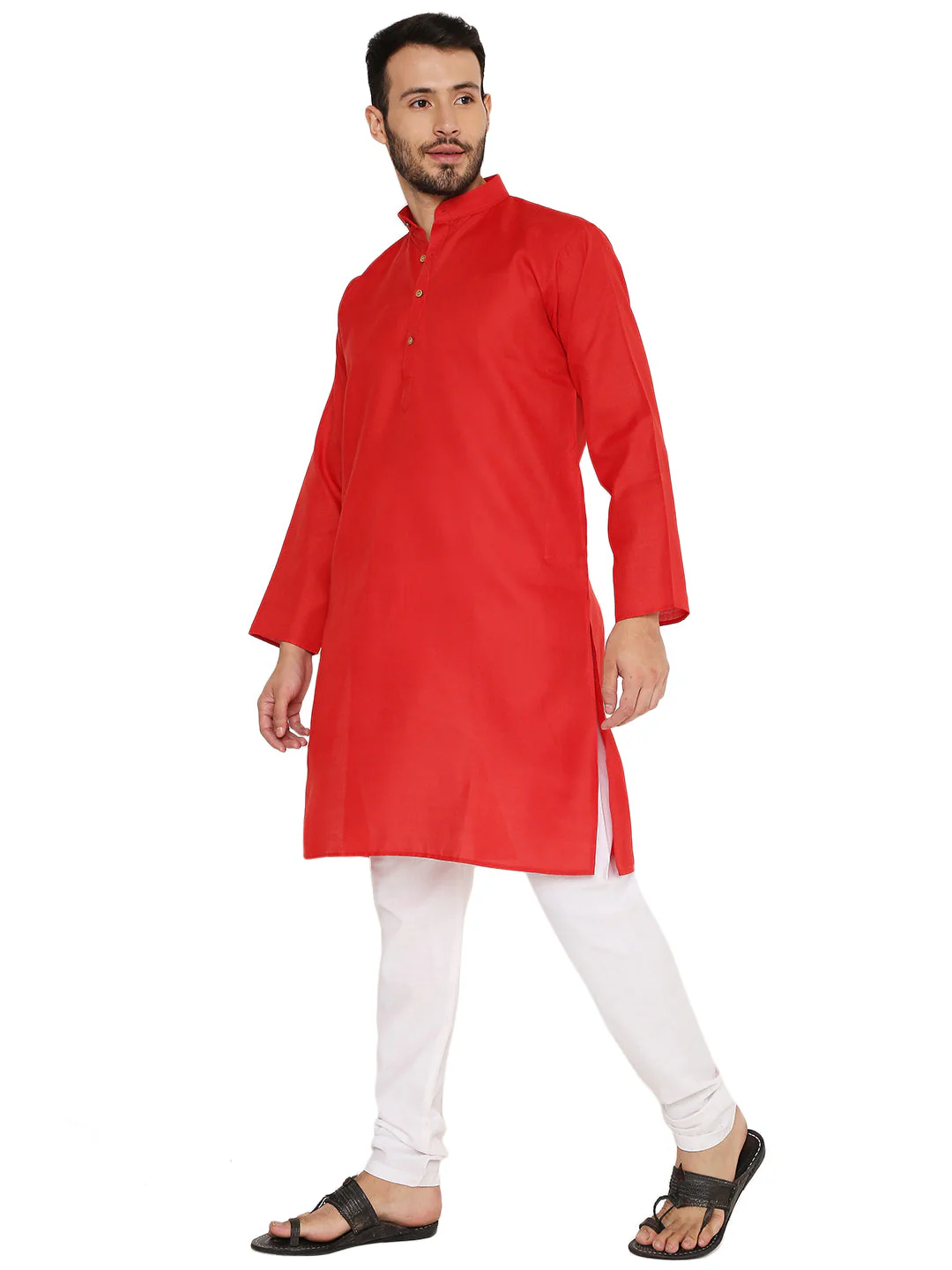 Magic Cotton Kurta in Red - Image 2