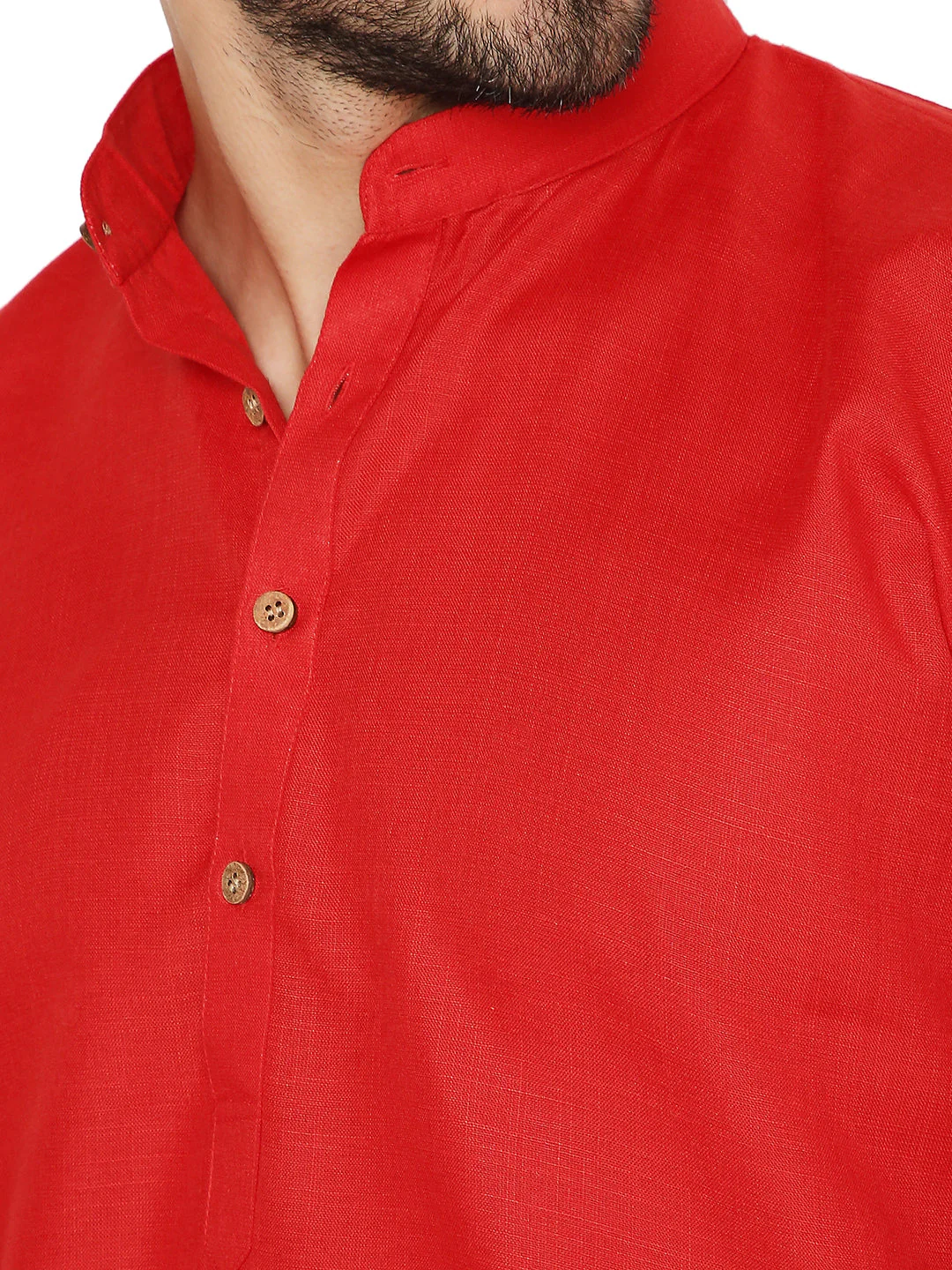Magic Cotton Kurta in Red - Image 6