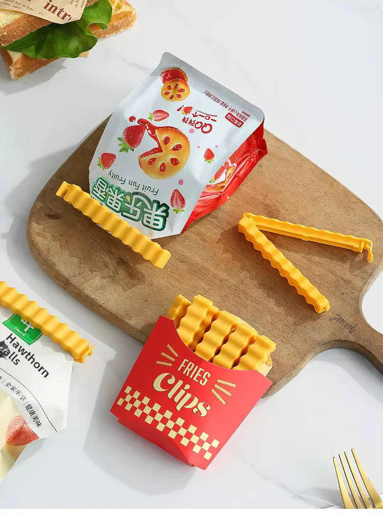 Magnetic Fries Bag Sealing Clips Food Preservation Clip For Snack Bags Home Use pack of 12 - Image 7