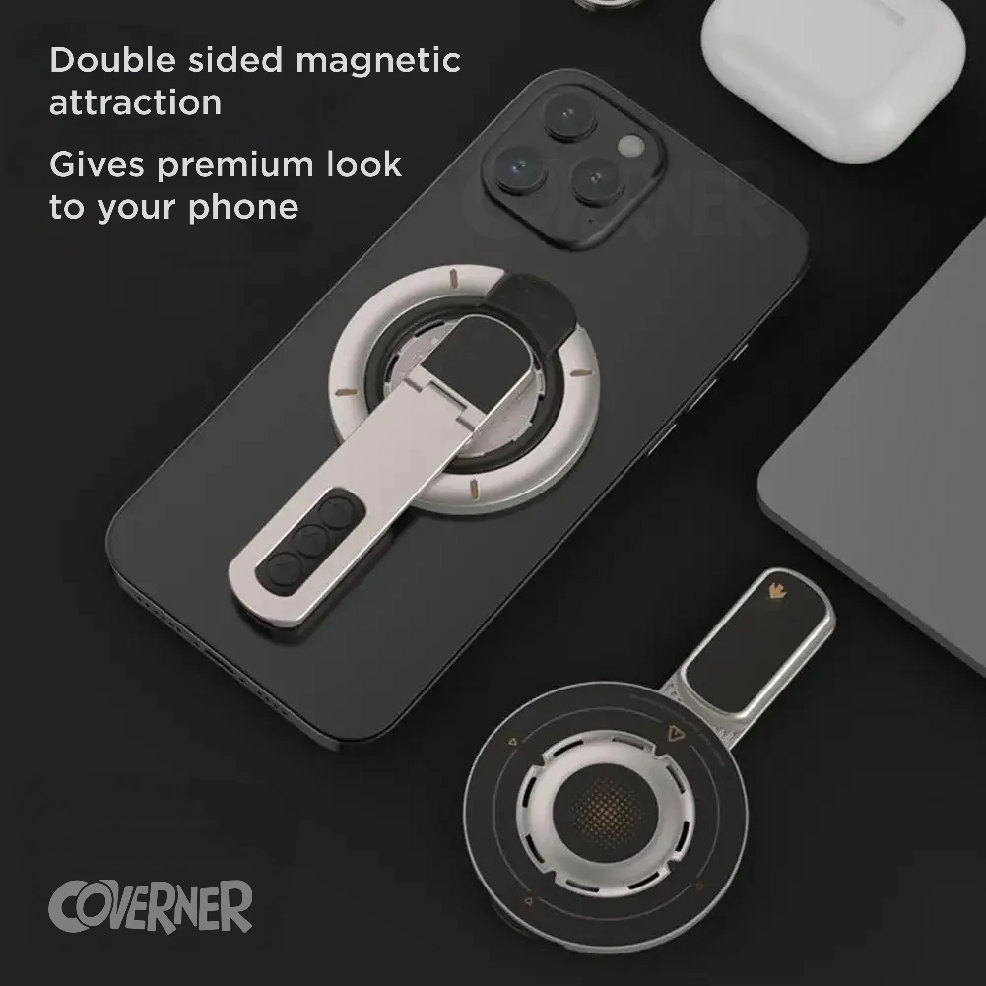 MagStand 360 – Ultra-Thin Magnetic Phone Holder| Coverner - Image 6