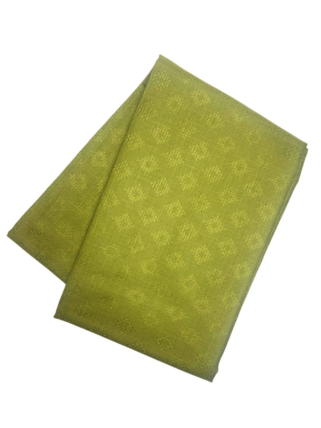 Maharaja Unstitched Poly Viscose Kurta Fabric Piece in Olive Green - Image 2