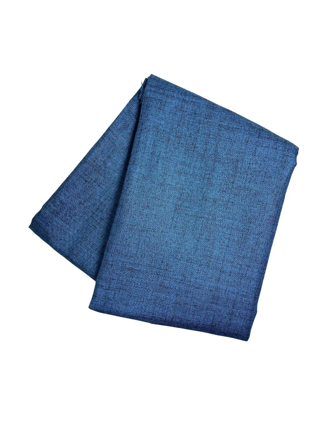 Maharaja Unstitched Poly Viscose Shirt/Kurta Fabric Piece in Blue - Image 2