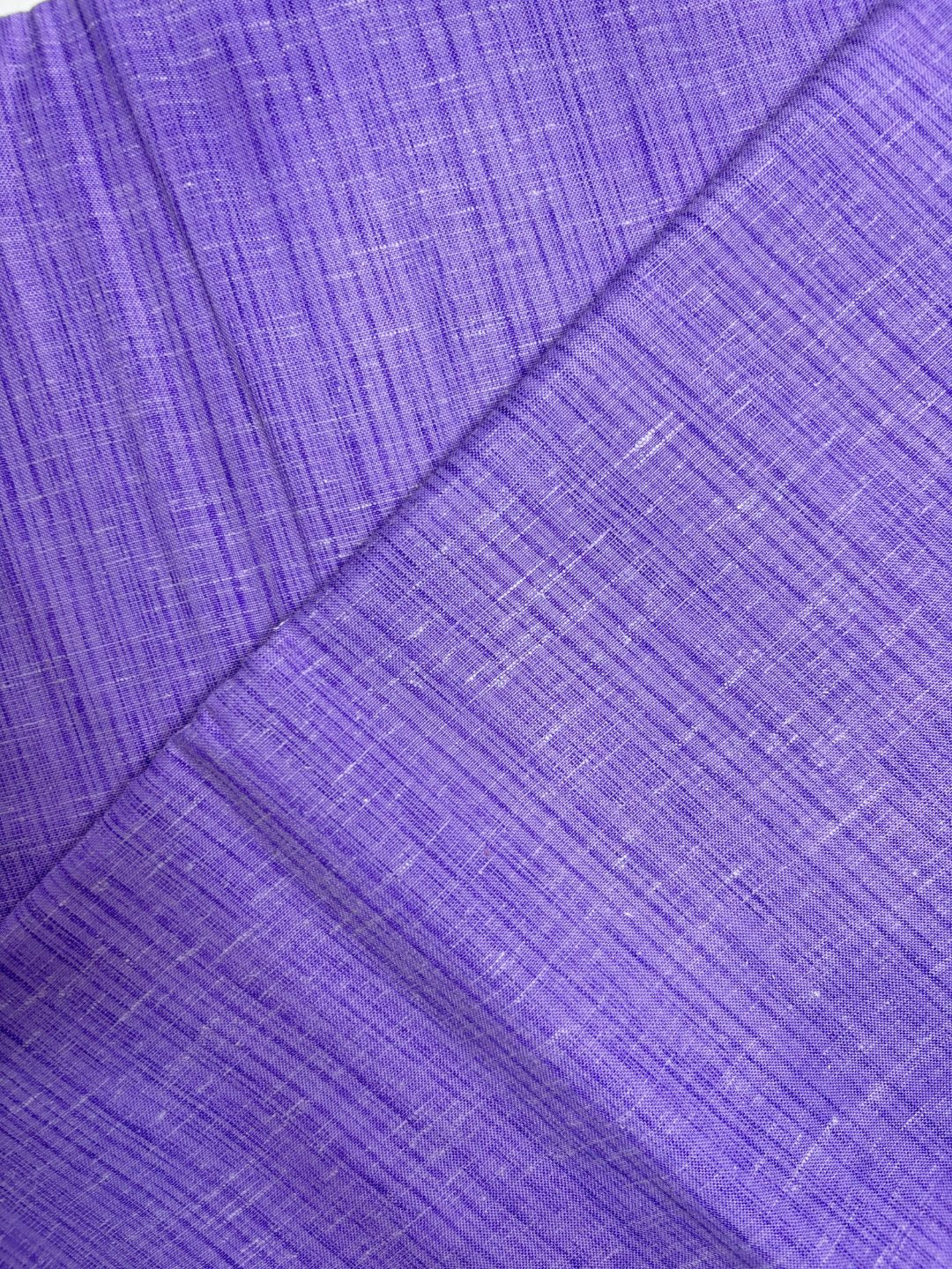 Maharaja Unstitched Poly Viscose Striped Shirt/Kurta Fabric Piece in Purple - Image 3
