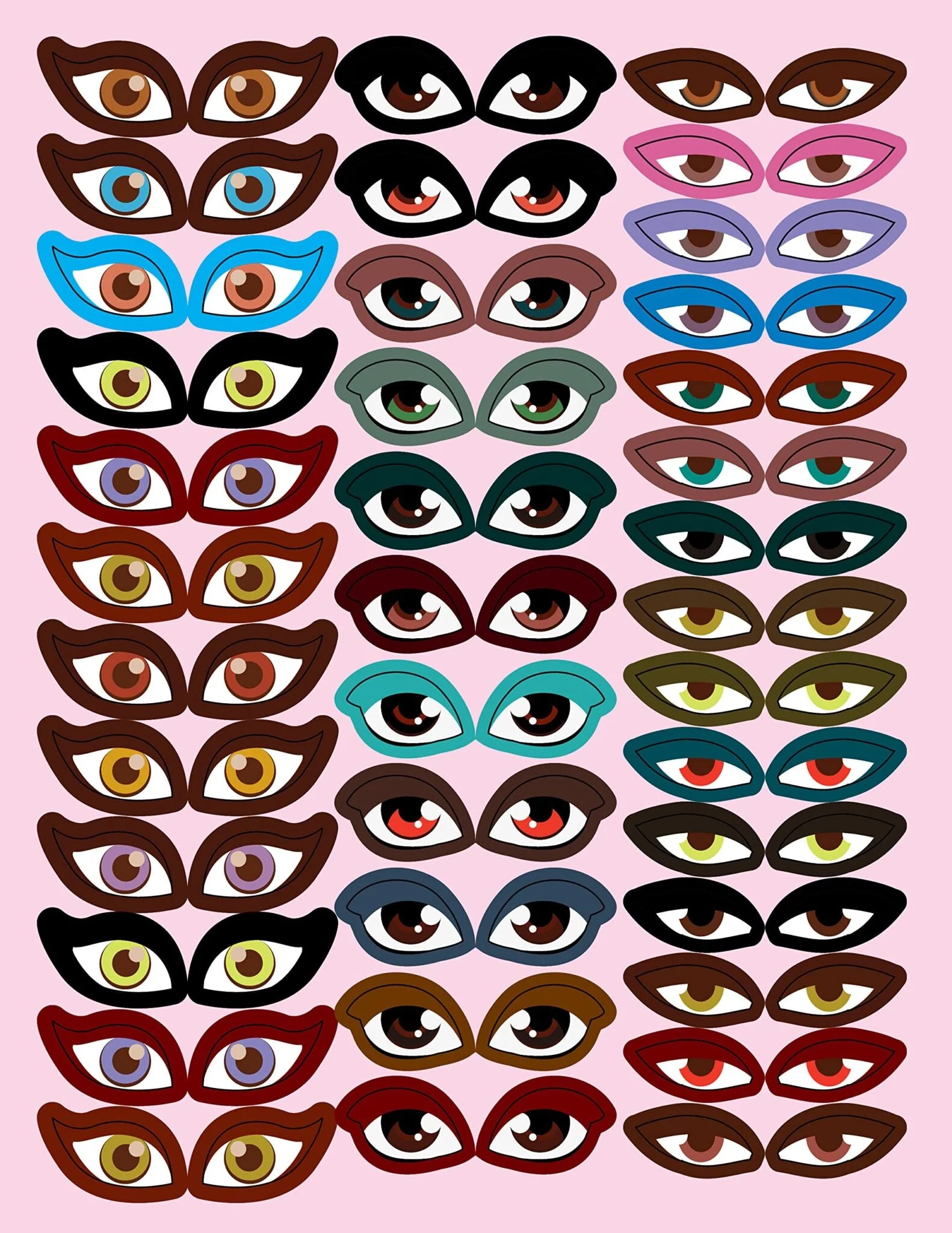 Make A Pretty Face with 160+ Stickers- Colouring and Sticker Activity Book for Kids Age 3 -6 years - Image 9