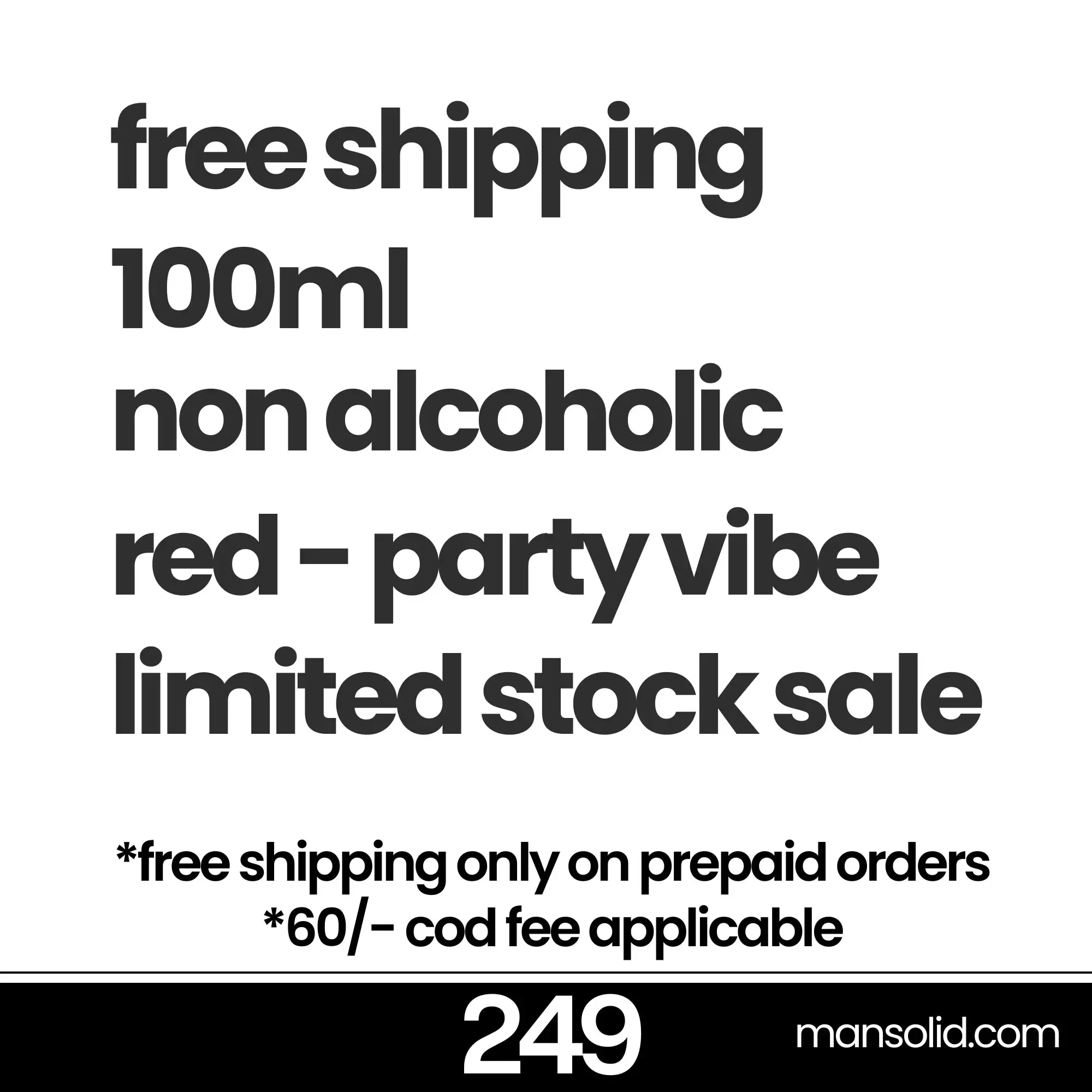Man-Solid Red | 100 ML | Sweet & Spicy | Non - Alcoholic Perfume - Image 3