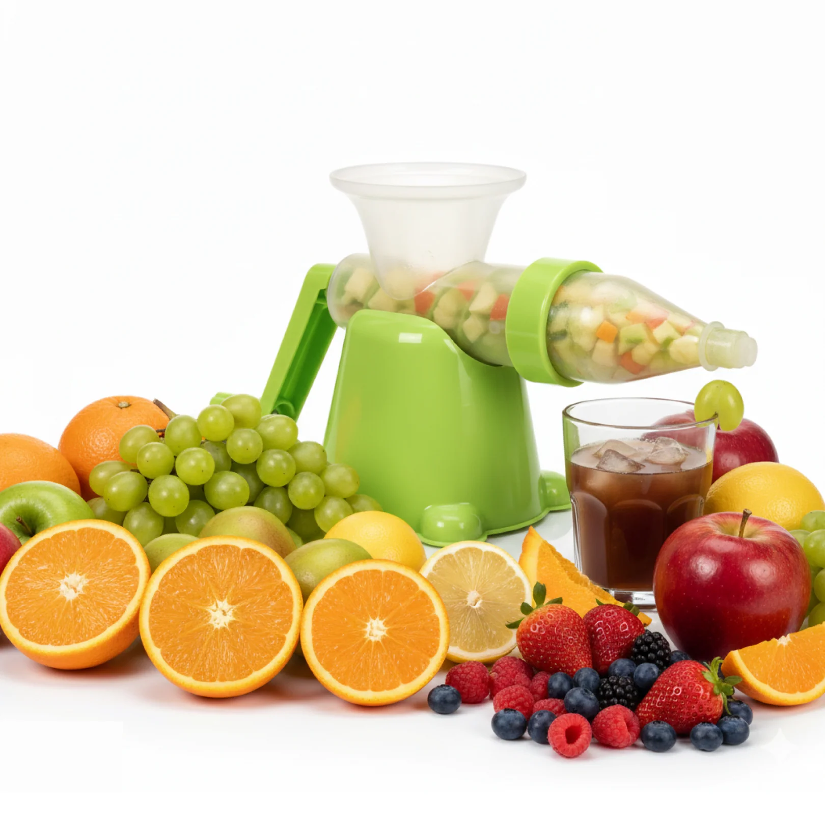 Manual Juicer Modern Plastic Fruit and Vegetable Juicer (1 Pc / Bowl Not Included)