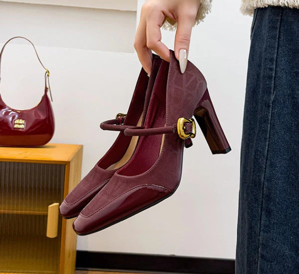 Mariah Mary Jane Strappy Heels - Image 11
