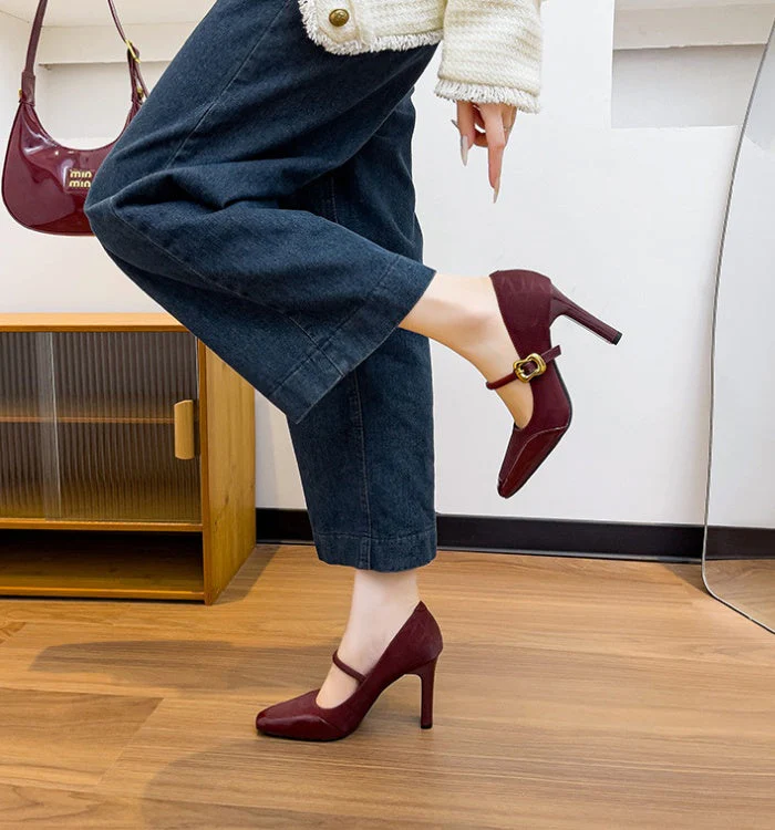 Mariah Mary Jane Strappy Heels - Image 12