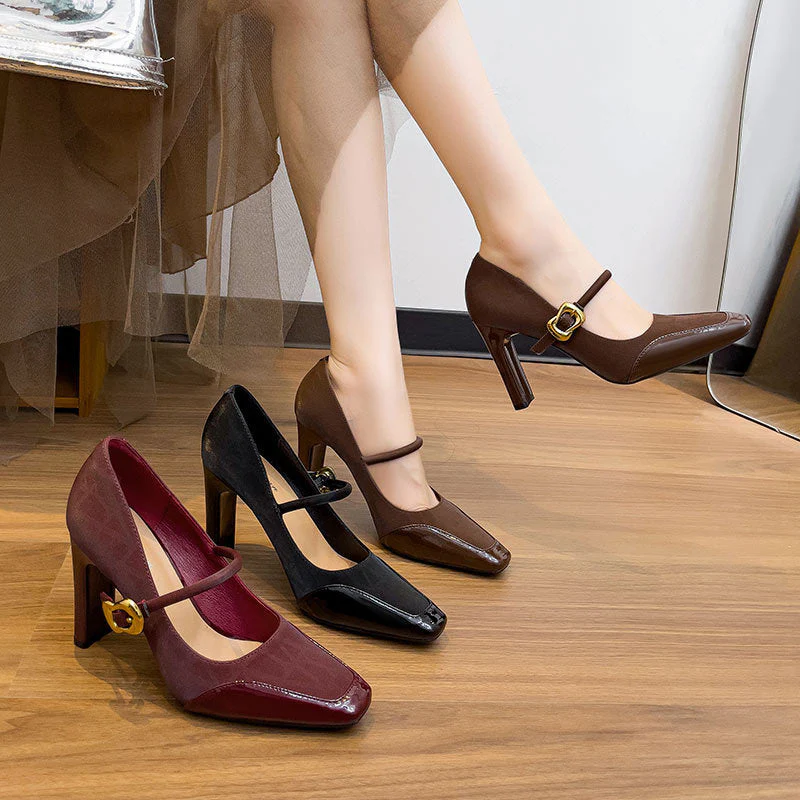 Mariah Mary Jane Strappy Heels - Image 5