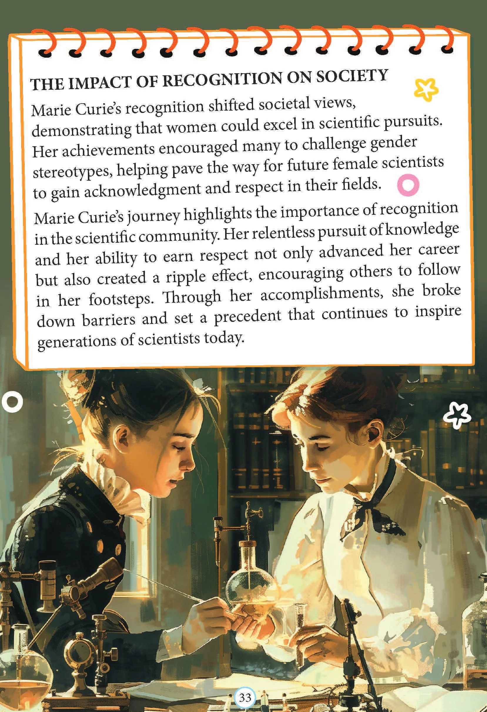 Marie Curie Icons of Inspiration  Illustrated Biography for Kids Age 6 - 12 Years - Image 6