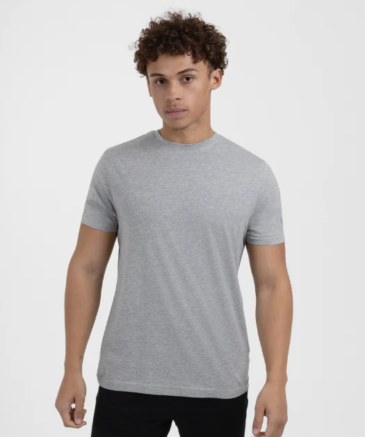 Maroon, Black & Grey Pack Of 3 T-Shirt - Image 4