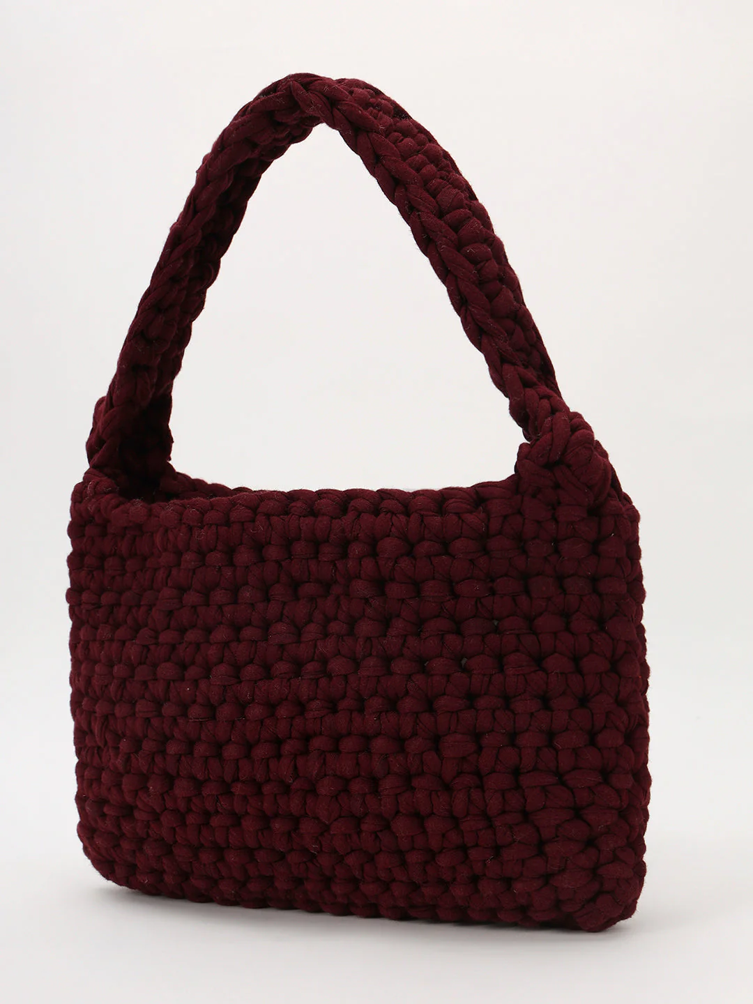 Maroon Handmade Handbag - Image 4