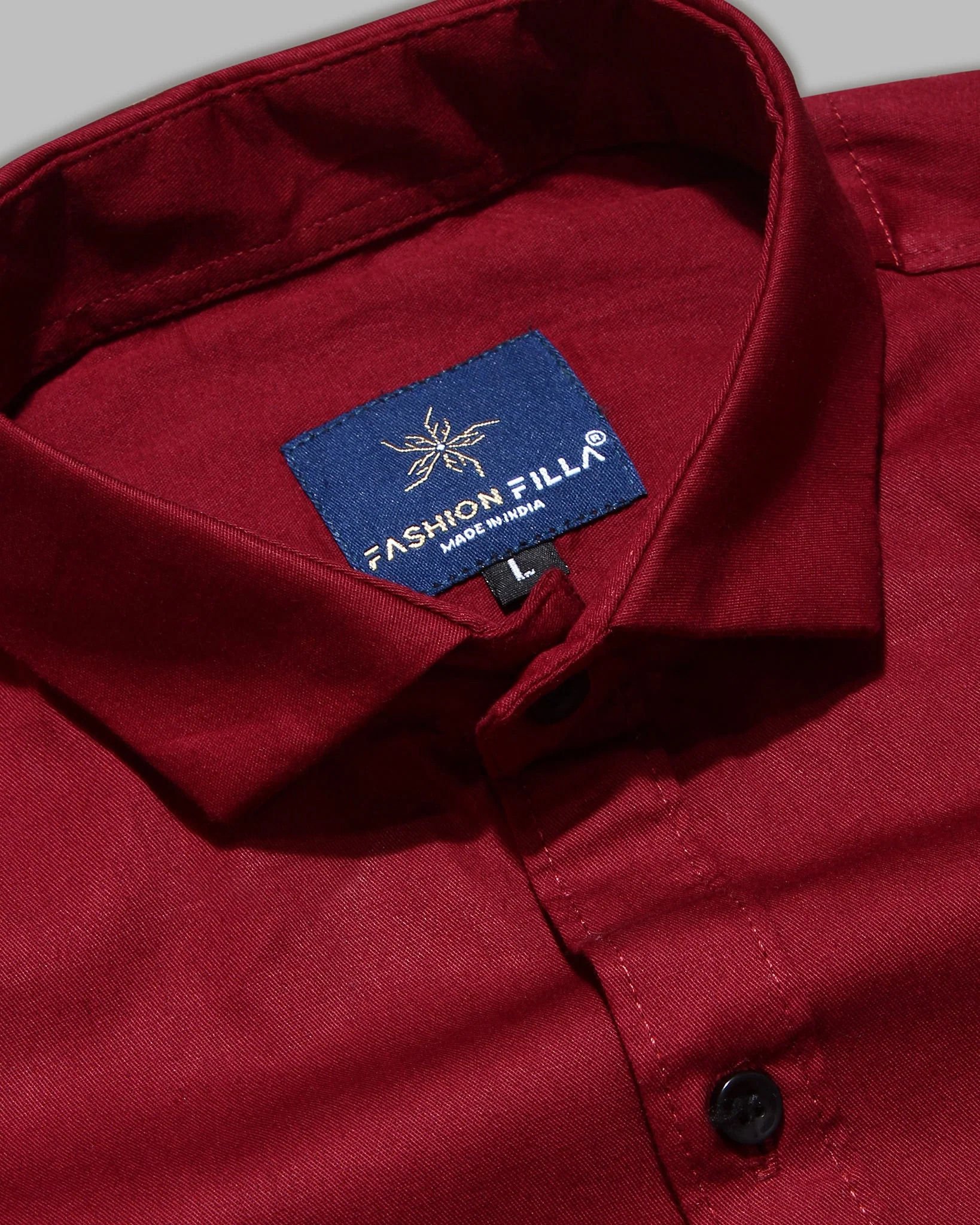 Marron Super Soft Black Button Premium Cotton Shirt - Image 4