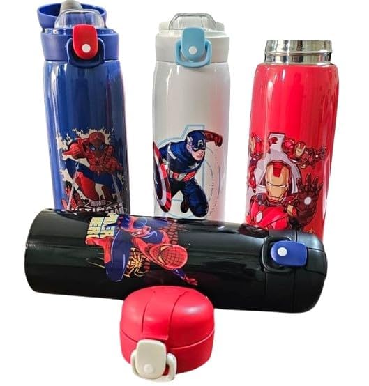 Marvel Hero Stainless Steel Kids Water Bottle - Leak Proof And Insulated (500 ml) - Image 6