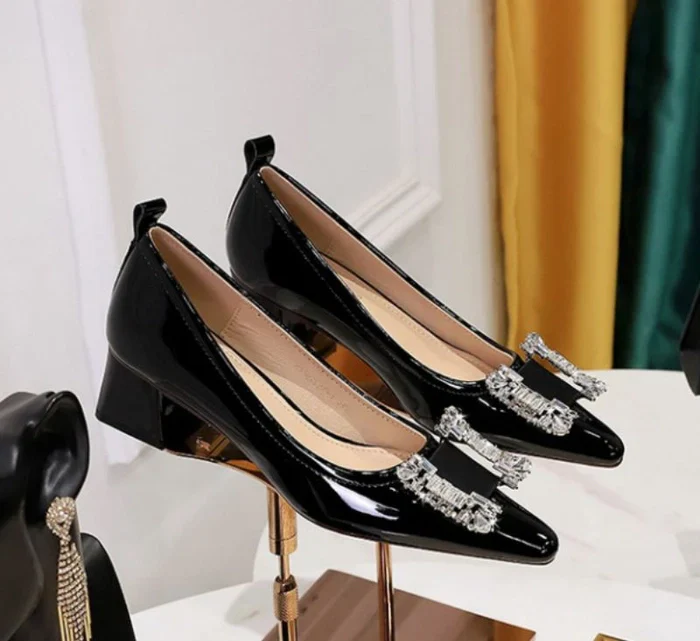 Mason Rhinestone Studded Pumps - Image 2