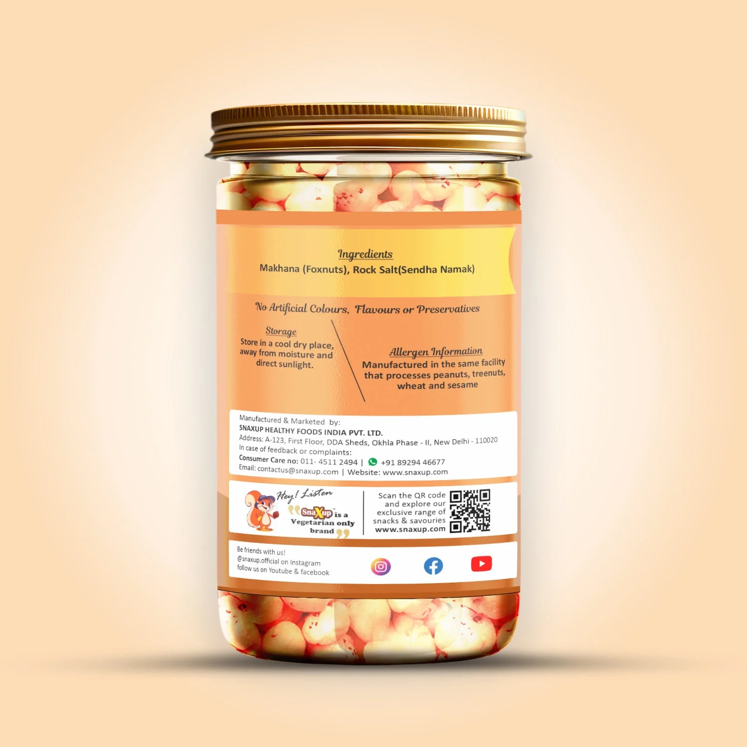 Mast Makhana Plain Salted - Image 2