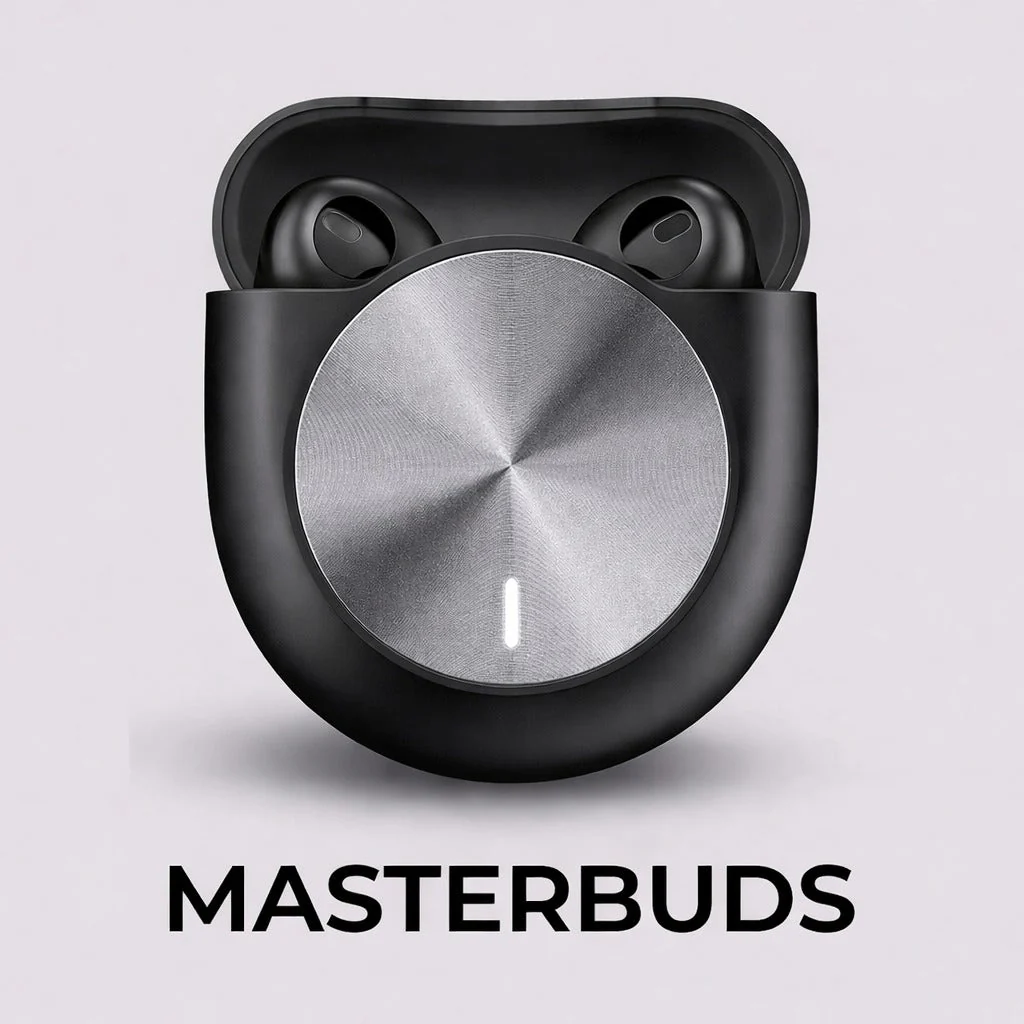 MasterBuds | Bluetooth Wireless Earbuds | Fast Pairing | Noise Isolation Mic | Portable Charging Case (Copy) - Image 2