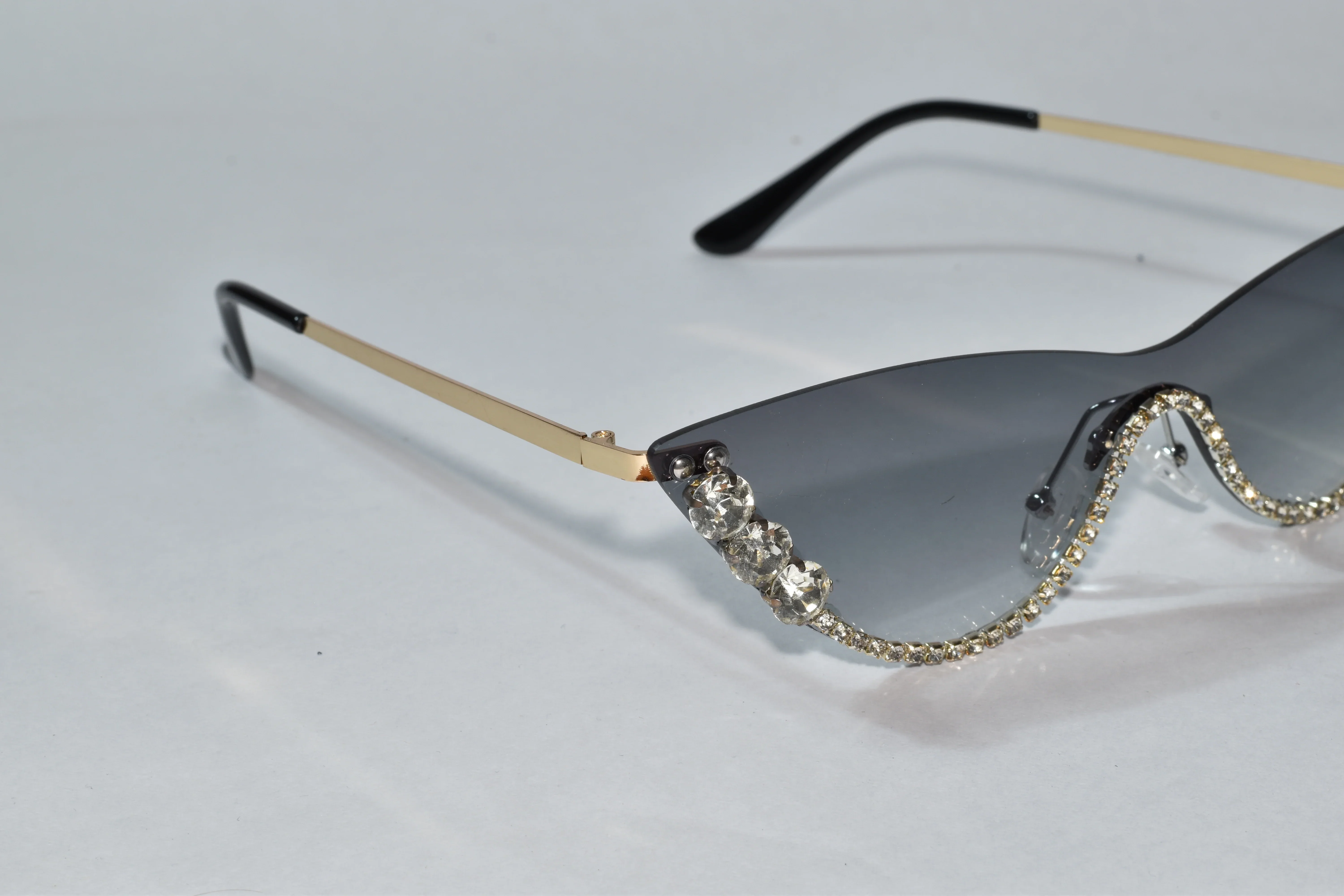 Matt Blue Square Eyeglasses For Men & Women - Image 2