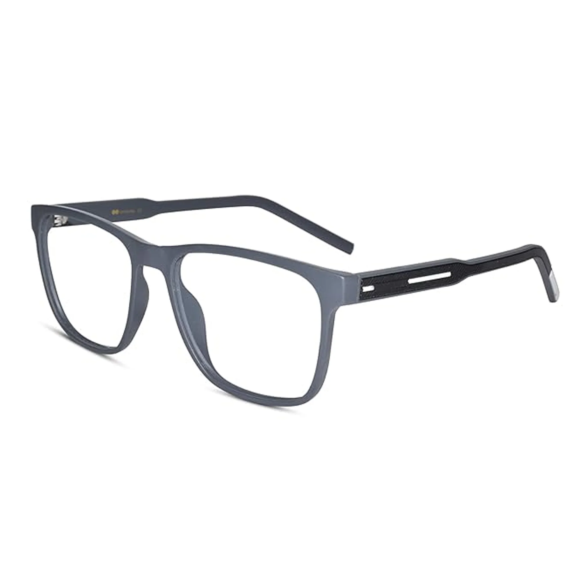 Matt Grey Rectangle Eyeglasses & Computer Glasses
