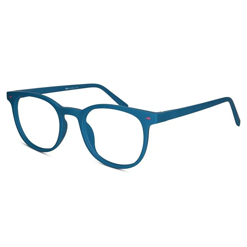 Matt Red Black Wayfarer Eyeglasses - Image 3